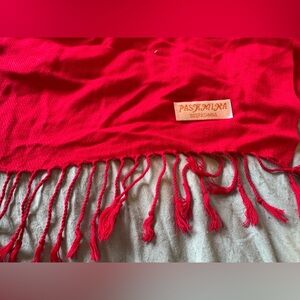 Soft Red Pashmina Scarf ❤️